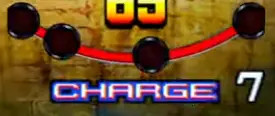 Note the number to the right of the charge gauge