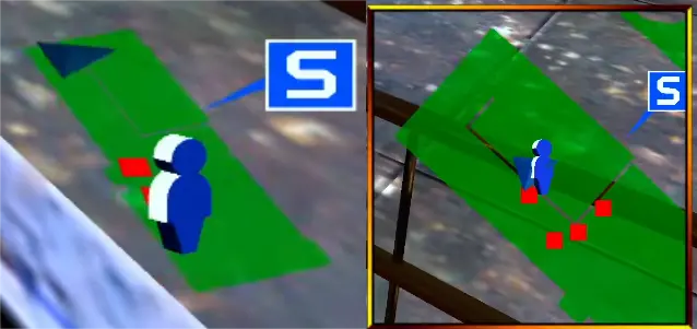 An overview of the zoomed out and zoomed in minimap modes.
